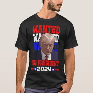 Önskad Donald Trump inför president 2024 T Shirt