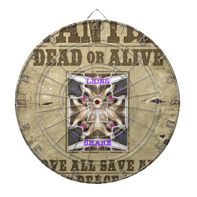 Önskad fred, Kärlek och inspiration: Sprid Harmony Darttavla (Framsidan)