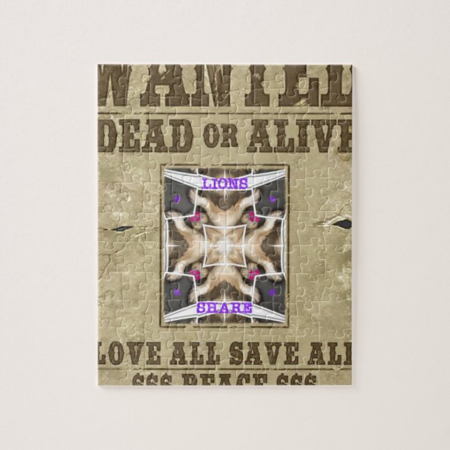 Önskad fred pussel (Vertikal)