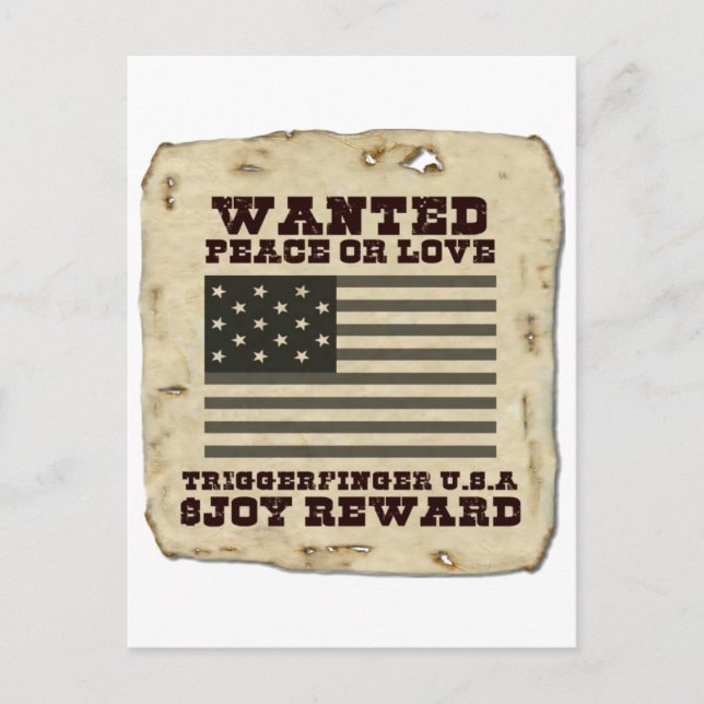 Önskad fred vykort (Framsida)