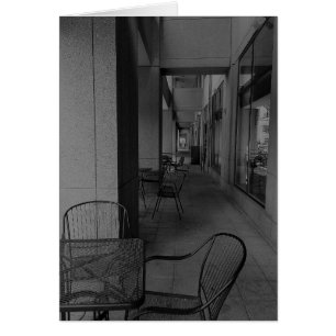 Önskad gångväg/Noir Hälsningskort