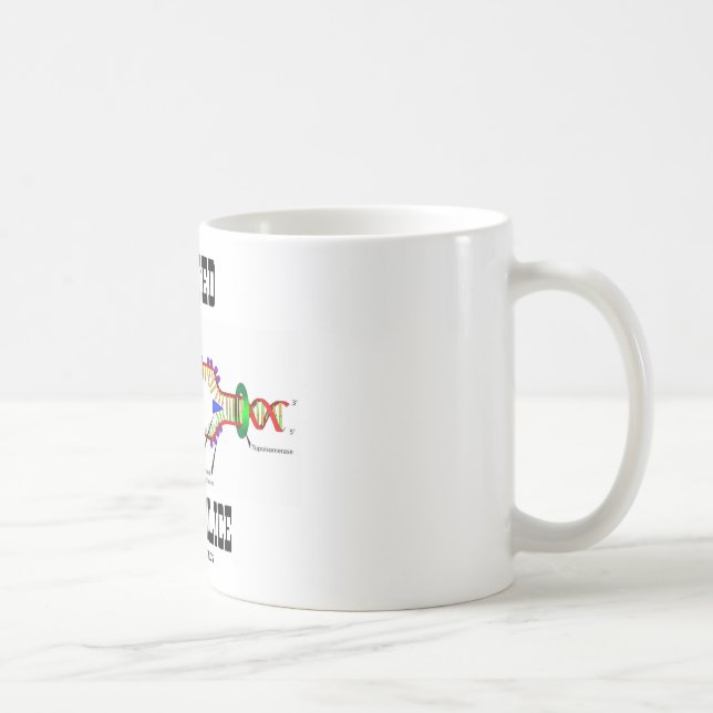 Önskad genpolis (DNA-Replicationhumorn) Kaffemugg (Höger)