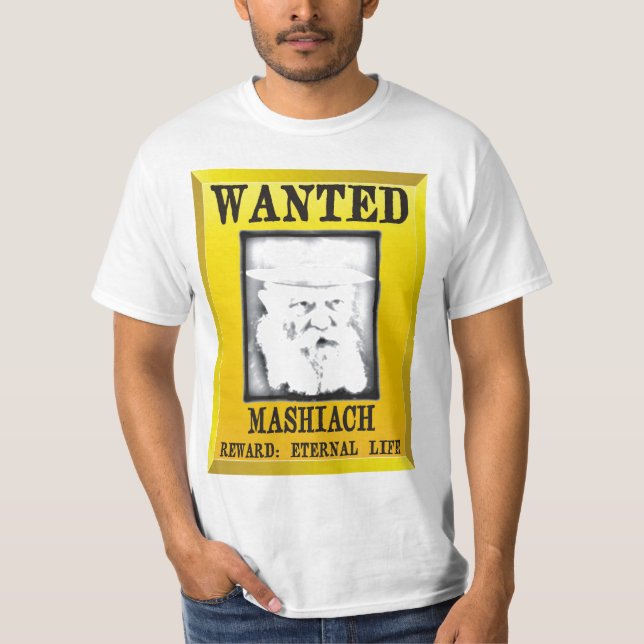 Önskad: Mashiach Tee Shirt (Framsida)