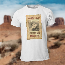 Önskad Poster | Vintage Vilda western Fotomall T T Shirt