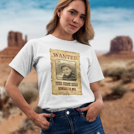 Önskad Poster | Vintage Vilda western Fotomall T T Shirt