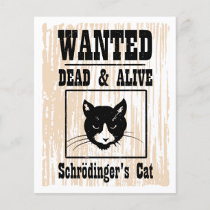 Önskad Schröders katt Flygblad