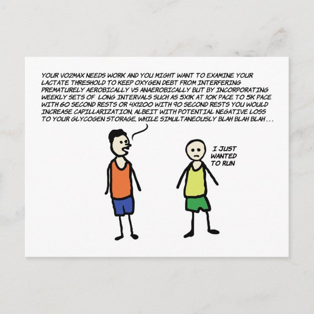 Önskad till Springa Vykort (Framsida)