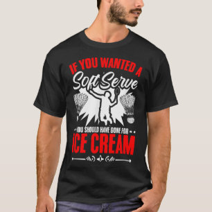 Önskade En Mjuk Servera Shuttle Sport Hobby Badmin T Shirt
