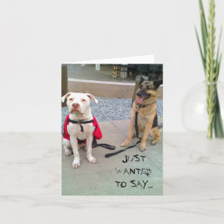 ÖNSKADE PRECIS TILL NÅGOT ATT SÄGA… TACK KORT