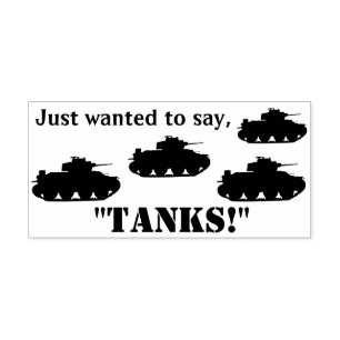 Önskade precis till något att säga, "tanker!", stämpel
