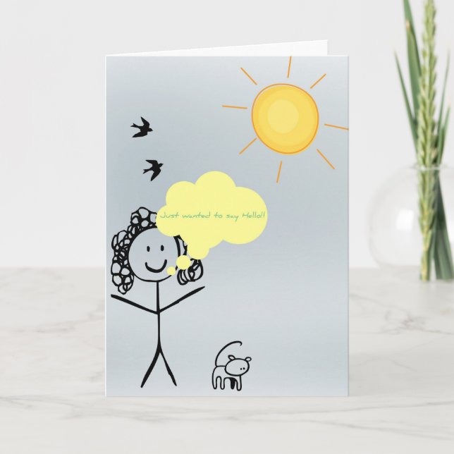 ÖNSKADE PRECIS TILL NÅGOT ATT SÄGAHEJER!!! KORT (Framsida)