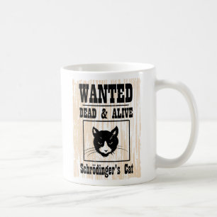 Önskade Schrodingers katt Kaffemugg
