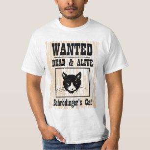Önskade Schrodingers katt T Shirt