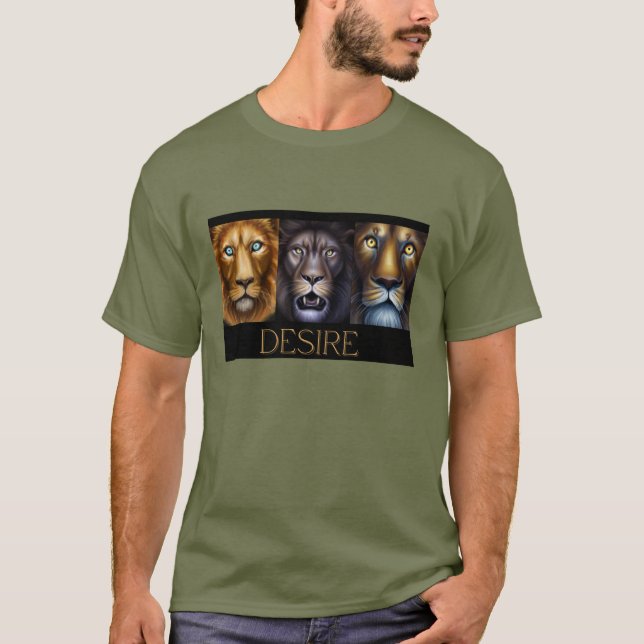 ÖNSKAN, LEJON T SHIRT (Framsida)
