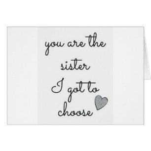 **ÖNSKAN PÅ SISTER I-HARNA TILL VÄLJ** BIRTHDAG HÄLSNINGSKORT