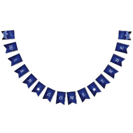 Önskan Slutförd Natt Himmel Önskestjärna Vimplar