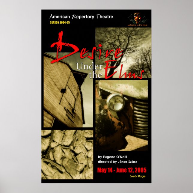 ÖNSKAN UNDER ELMS POSTER (Framsidan)