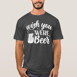 Önskar att du dricker alkohol lustigt t shirt