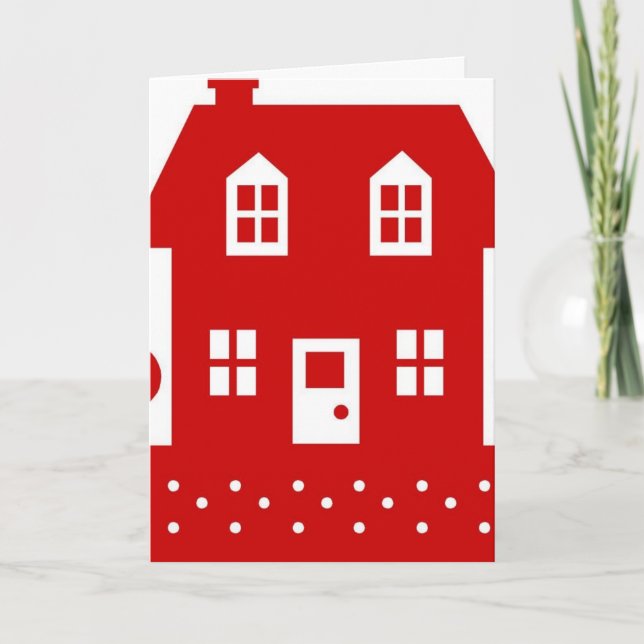 ÖNSKAR ATT DU HÄNDER I "DITT NYA HEM" MEDDELANDE (Framsida)