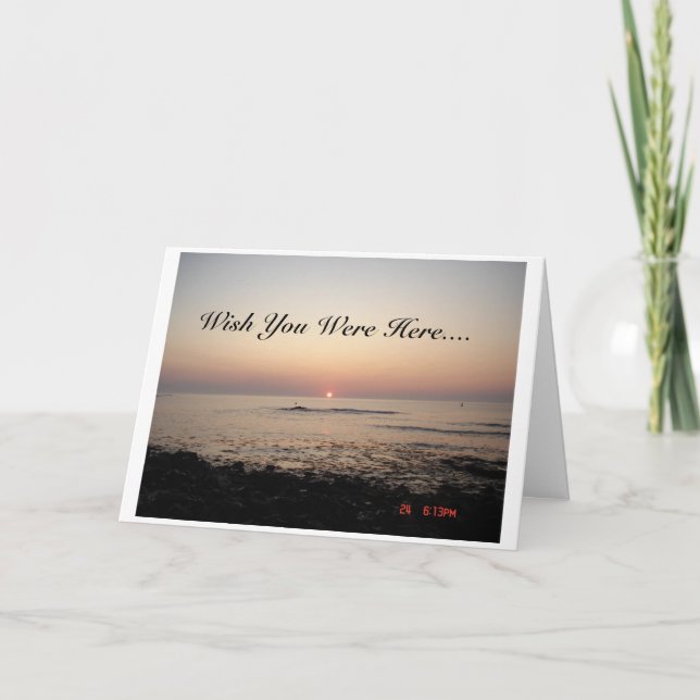 Önskar att du var här kort (Framsida)