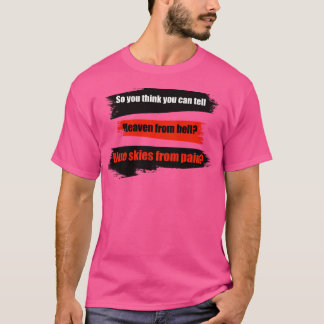 Önskar att du var här Rosa Floyd Lyrics Lettering T Shirt