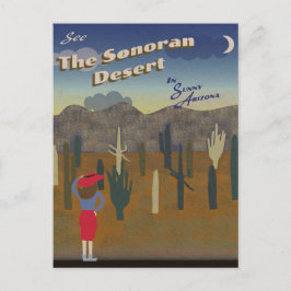 "Önskar att du var här" Sonoran Desert Vykort
