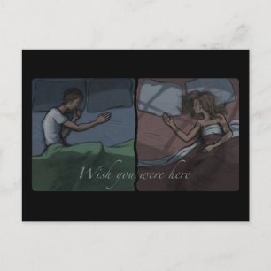 Önskar att du var här vykort