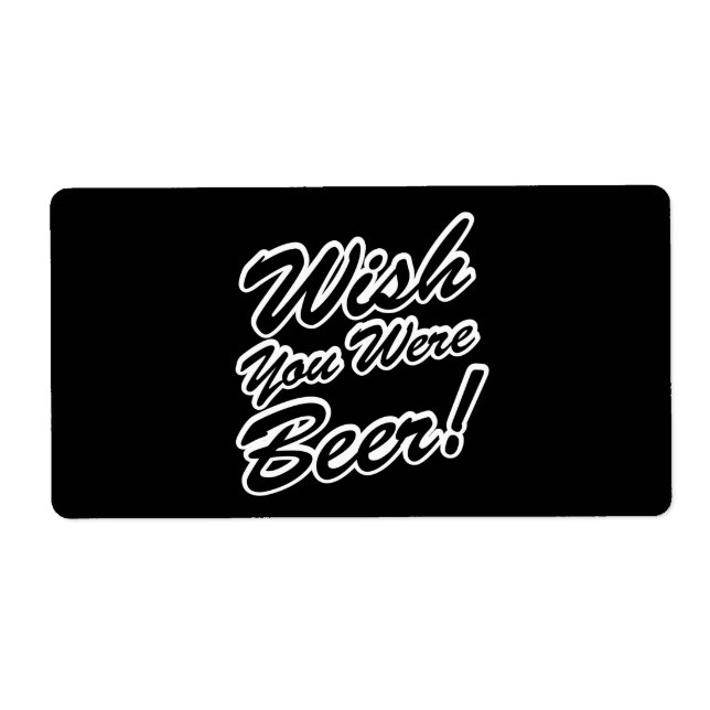 Önskar att du var öl! fraktsedel (Framsidan)