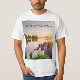 Önskar att jag var där vid solnedgången på sjö T-S T Shirt