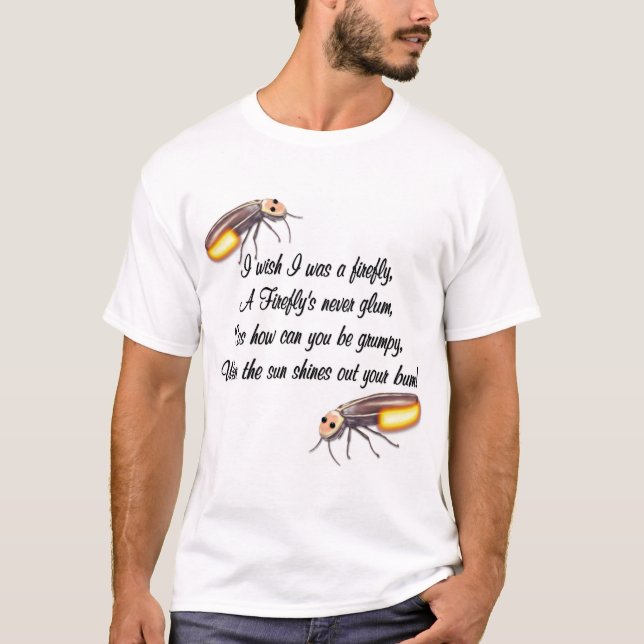 Önskar att jag var en Firefly T-shirt (Framsida)