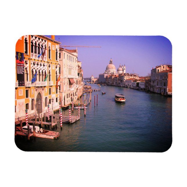 Önskar att jag var i Venedig-Italien på vatten Magnet (Horisontell)