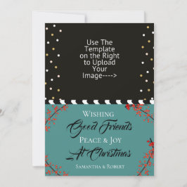 Önskar Bra Friends Peace & Joy vid jul - Julkort