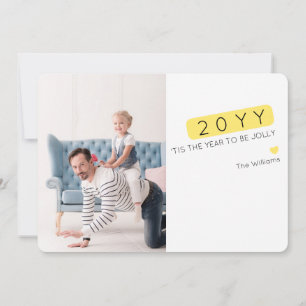 Önskar det redigerbara nya året för unik färg julkort