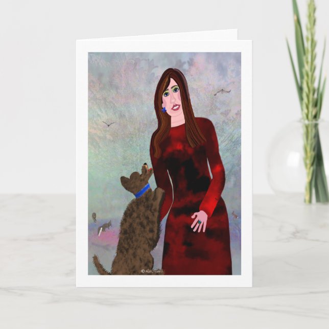 Önskar dig allt gott LeeMarie’s Creative Design Ko Kort (Framsida)