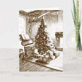 Önskar dig den bästa underbara julnostalgien kort