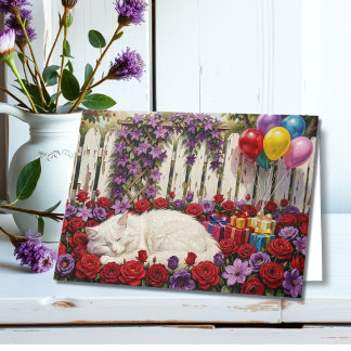 Önskar dig en fantastisk födelsedag | Katt & Blomm Kort