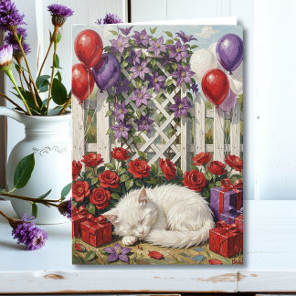 Önskar dig en fantastisk födelsedag | Katt & Blomm Kort