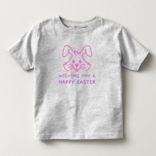 Önskar dig en Glad påsk Bunny Småbarn Shirt T