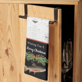 Önskar dig en God jul Trout Kökshandduk