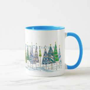 Önskar dig en mycket God jul Helgdag Träd Art Mugg