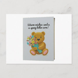 "Önskar dig en snabb återställning" vykort