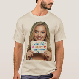 önskar dig grattis på födelsedagen t shirt