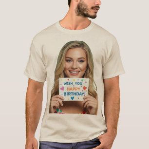 önskar dig grattis på födelsedagen t shirt