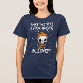 Önskar dig hårvårdande Halloween T-Shirt