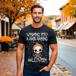 Önskar dig hårvårdande Halloween T Shirt