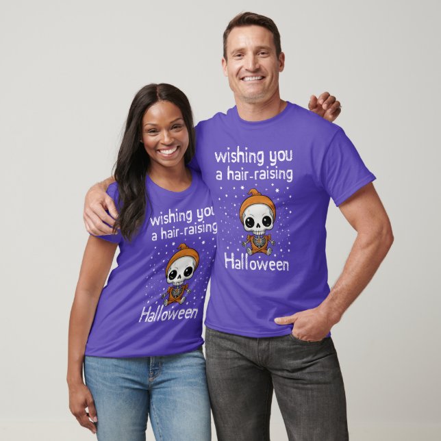 Önskar dig hårvårdande Halloween T Shirt (Unisex)
