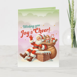 Önskar dig Joy and Chef-kort för jul-Helgdag Helgkort
