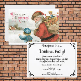 Önskar dig julChef av Ellen Clapsaddle Inbjudningar