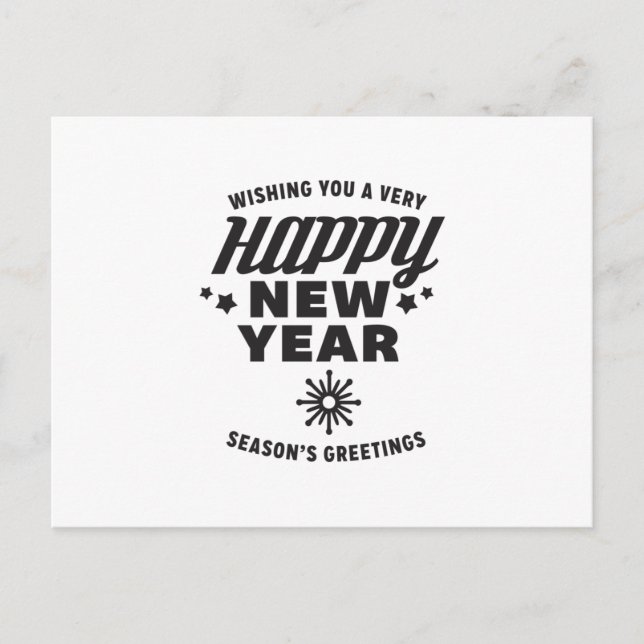 Önskar dig mycket Gott nytt år Vykort (Framsida)