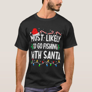 Önskar dig riktigt trevlig Fishmas Rolig Bassfiske T Shirt